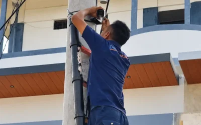 Instalasi 6 Titik CCTV UNV di Perumahan Selasar Madina, Bekasi